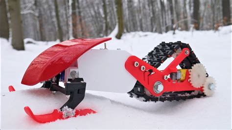 3d Printed Rc Snowmobile Youtube