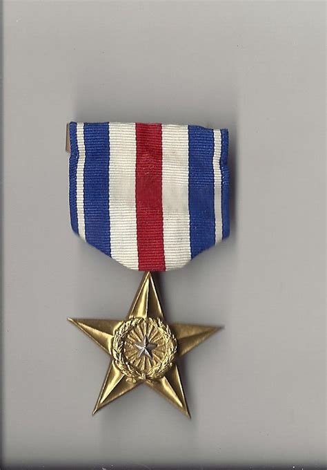 Wwii Ww2 Us Silver Star Military Award Medal With Serial Etsy