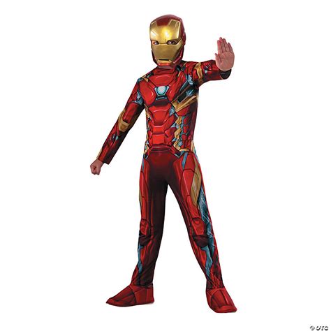 Boys Captain America Civil War Iron Man Costume Large
