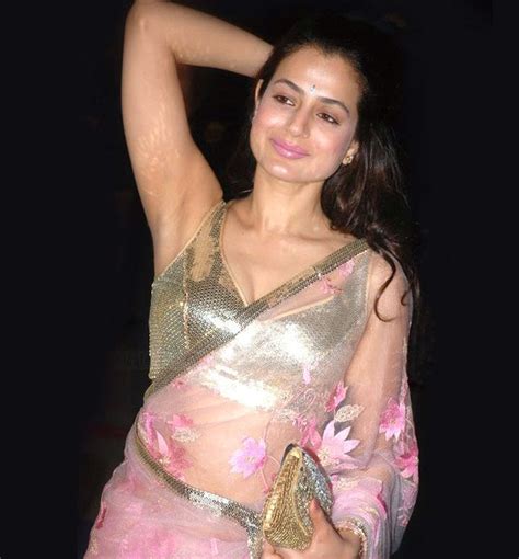 bollywood actress amisha patel spicy stills hot stills armpits navels saree stills hq wallpaper