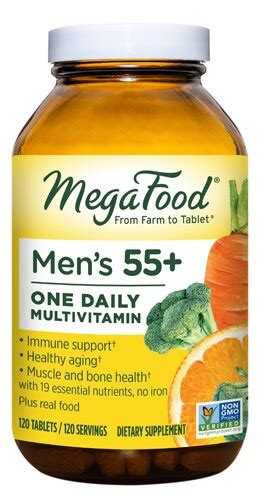Megafood Men Over 55 One Daily 120 Tablets Vitacost
