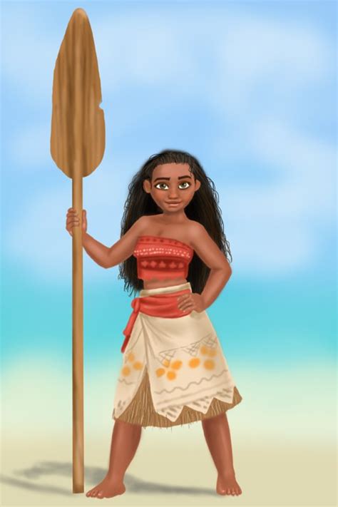 Easy Moana Sketch How To Draw Moana Step By Step Pictures The Art