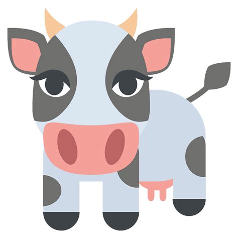 Cow Emoji Clipart Free Download Transparent Png Creazilla