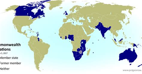 The commonwealth of nations (formerly the british commonwealth), also known as the commonwealth. What Are the Commonwealth Countries? Map of the ...