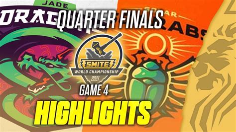 Smite World Championship Quarter Finals Jade Dragons Vs Solar Scarabs