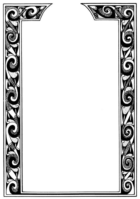 Black And White Page Border Clipart Best