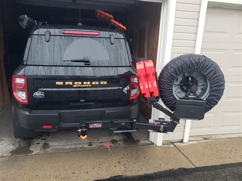 Mounting The Spare Tire On The Rear 2021 Ford Bronco Sport Forum