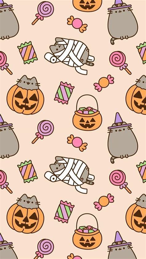 31 kawaii halloween wallpaper download 2k img kawaii halloween pusheen cat halloween