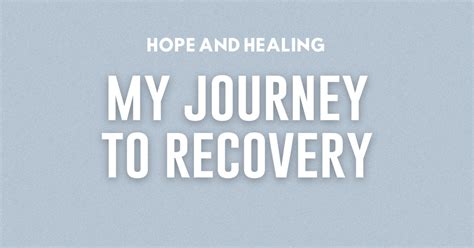 Hope And Healing My Journey To Recovery Irving Bible Church