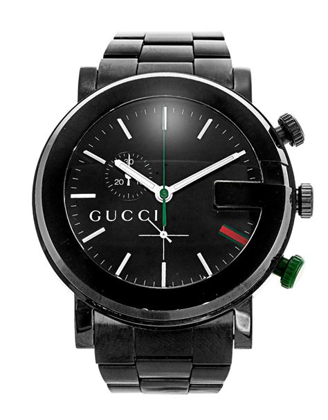 Buy Gucci G Chrono Black Dial Quartz 44mm Watch For Men Ya101331