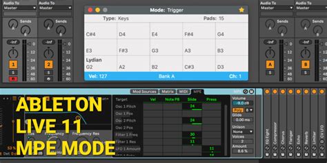 Ableton Live 11 In Mpe Mode Audioswift