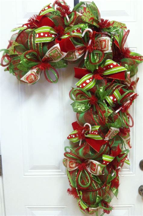Christmas Deco Mesh Candy Cane Available On Ms Connies