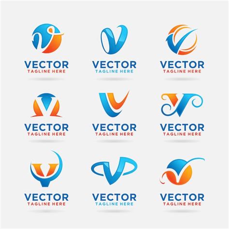 Premium Vector Collection Of Letter V Logo Design