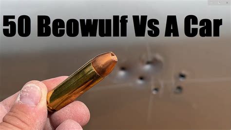 50 Beowulf Vs A Car YouTube