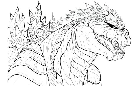 Mechagodzilla Coloring Page Coloring Pages