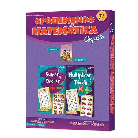 Pack Aprendiendo Matemática Coquito Tablas De Sumar Restar