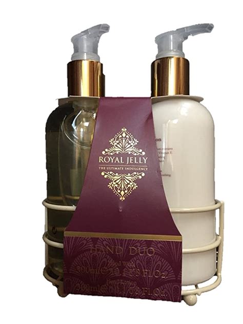 Royal Jelly Hand Duo Includes Hand Wash And Hand Lotion With Holder