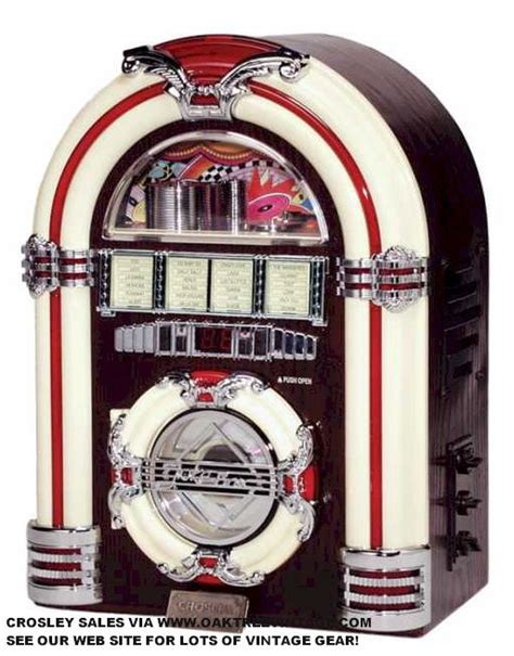 Reproduction Jukeboxes By Crosley Jukeboxes Featuring Cd Players And