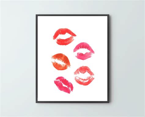 Lips Art Print Beauty Ts From Etsy Popsugar Beauty Photo 12
