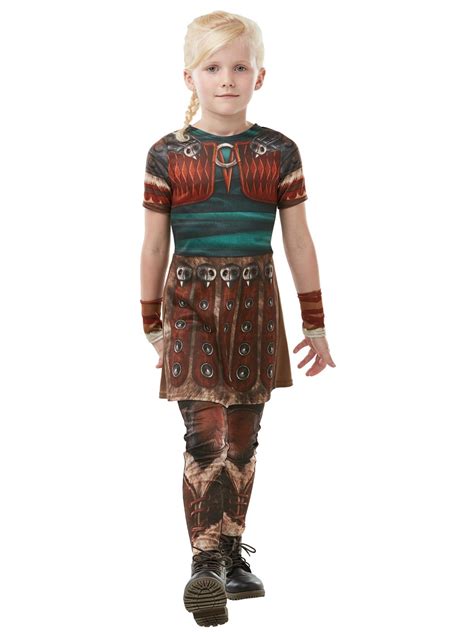 Girls Astrid How To Train Your Dragon 3 Rubies Kids Costume
