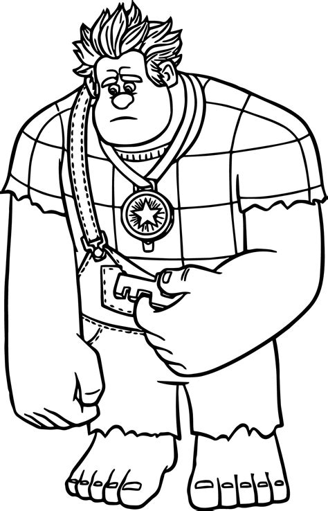 Wreck It Ralph Coloring Book Pages Coloring Pages