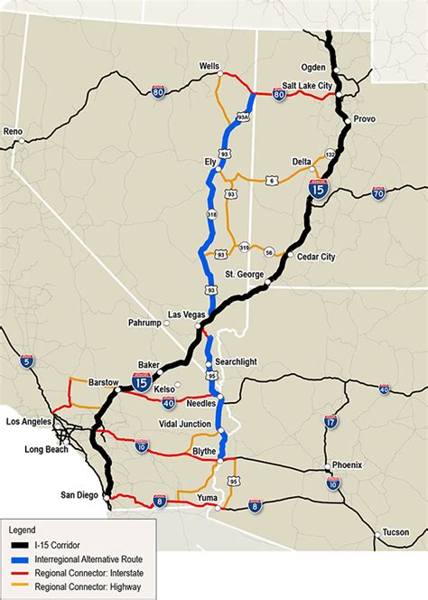I 15 Project Corridor Alternate Route Study I 15 Mobility Alliance