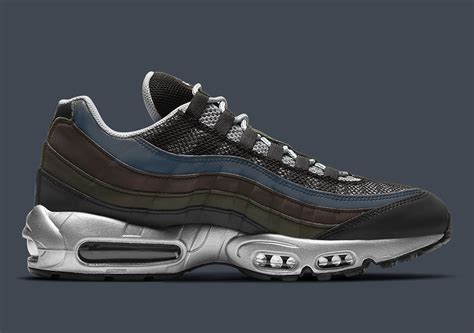 A Mountain Friendly Nike Air Max 95 Colorway Sits Atop Metallic Silver