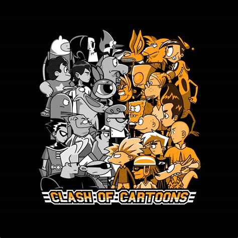 Clash Of Toons By Primepremne T Shirts