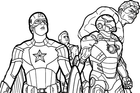 Printable Avengers Coloring Pages: Kids & Adults PDF » Print Color Craft
