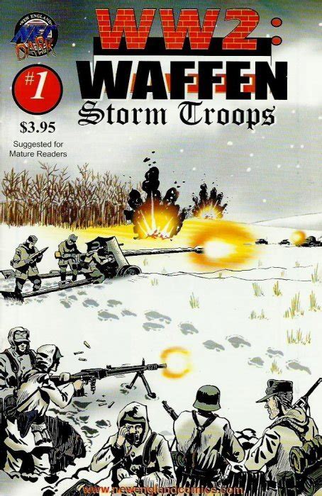 Ww2 Waffen Storm Troops 1 New England Comics Press Comic Book
