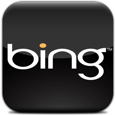 Black Bing Icon Png Transparent Background Free Download 4847