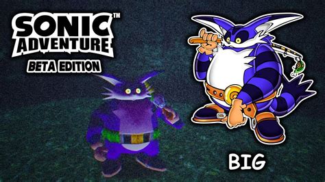 Sonic Adventure Beta Edition Bigs Story Youtube