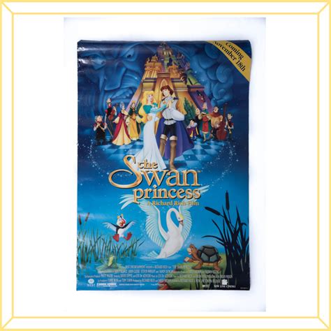 Vintage Swan Princess Movie Cast Poster The Swan Princess