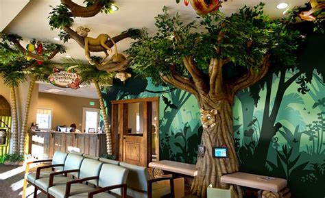 4.5 out of 5 stars. Silhouette Jungle Murals - Themed Dental Office Photos ...