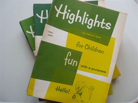 1960s And 1970s Highlights Books Set Of 21 Full Of Teacher Etsy
