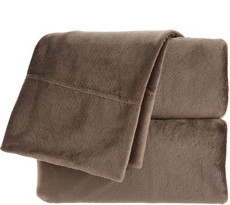 Berkshire Blanket Velvet Soft Cozy Full Sheet Set QVC Sheet