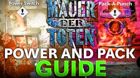 How To Turn On Power Pack A Punch In Mauer Der Toten Fast Season