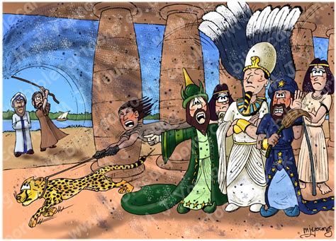 Exodus 08 The Ten Plagues Of Egypt The Plague Of Gnats Bible Cartoons