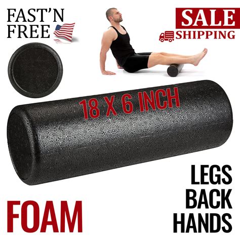 massage foam roller muscle exercise back hand leg self rumble massager tools ebay