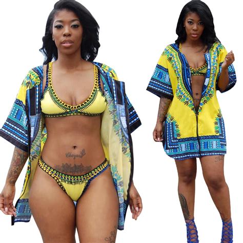 Sexy African Inspired Beachwear African Wear African Attire African