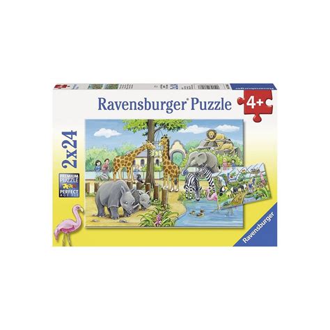 Das ist eine geschichte, ein märchen, deshalb musst du mit dem fensterchen 0 beginnen! Ravensburger Puzzle 2 x 24 Teile Willkommen im Zoo | OTTO