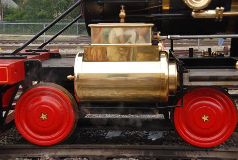 Pilot Wheel Detail Leviathan Steam Locomotive At Train Festival 2009