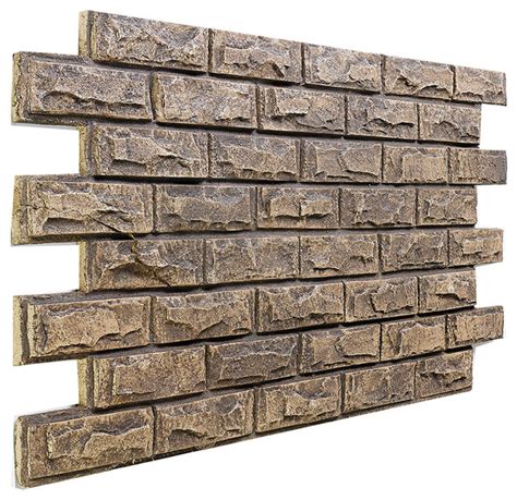 New York Brick Wall Panel Almond Traditional Siding