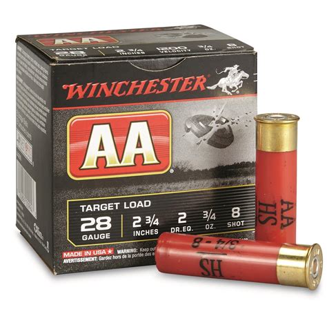 Winchester Aa Target Loads Gauge Oz Rounds