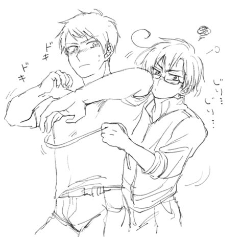 Hetalia Manga Anime Male Sketch Pixiv