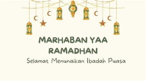 Tulisan Marhaban Ya Ramadhan Yang Benar Dalam Bahasa Arab Latin Dan