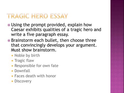 Ppt Tragic Hero Powerpoint Presentation Free Download Id5508987