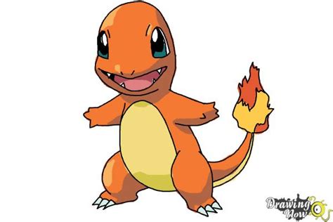 Easy step by step drawing tutorial on how to draw charmander from pokemon anime.post your artworks in instagram and tag me @quick.doodle so that i can see th. How to Draw Pokemon Charmander - DrawingNow