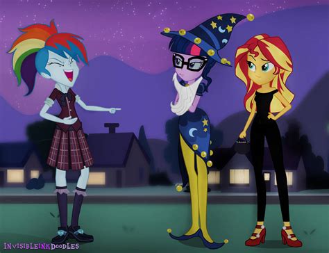 Equestria Girls Halloween Twilight The Bearded By Invisibleinkdoodles