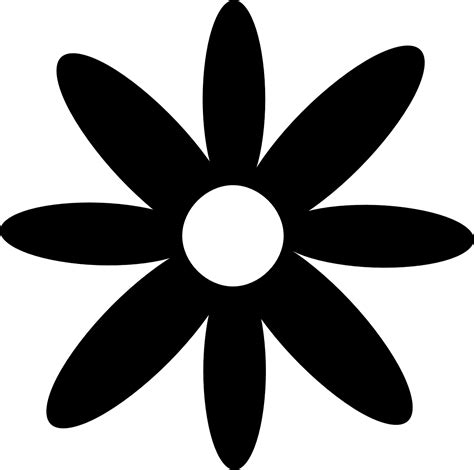 Silhouette Spring Daisy · Free Vector Graphic On Pixabay
